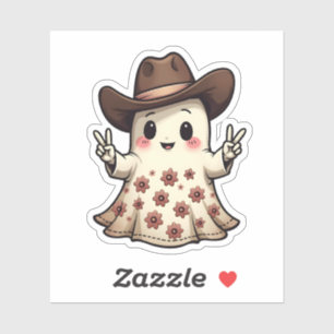 Adesivo Kawaii, o pastel japonês Ghost Halloween
