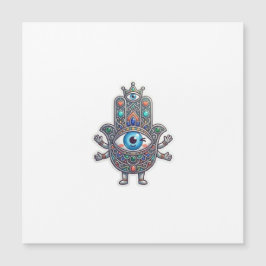 Adesivo Kawaii Olho do Mal Hamsa Amazigh Marroquin