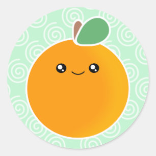 Adesivo Kawaii Orange