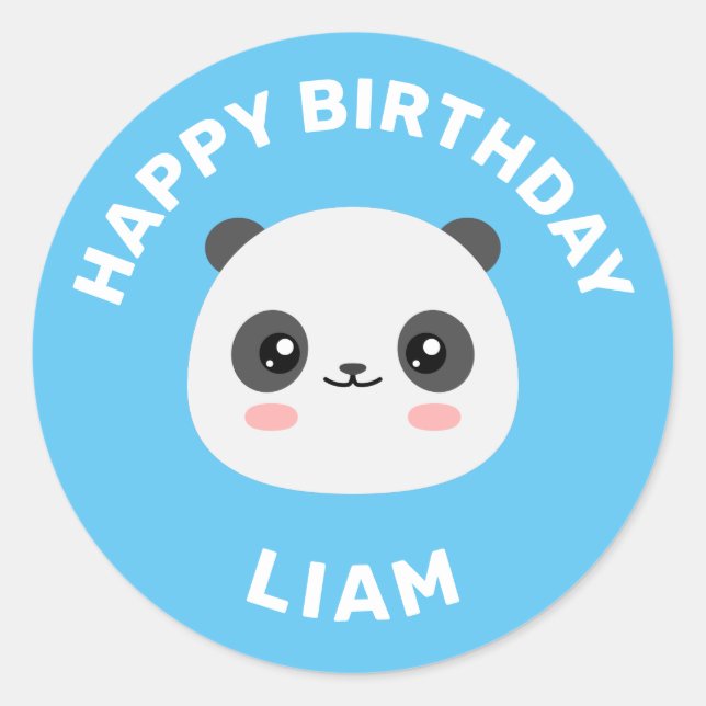 Adesivo Kawaii Panda (Frente)