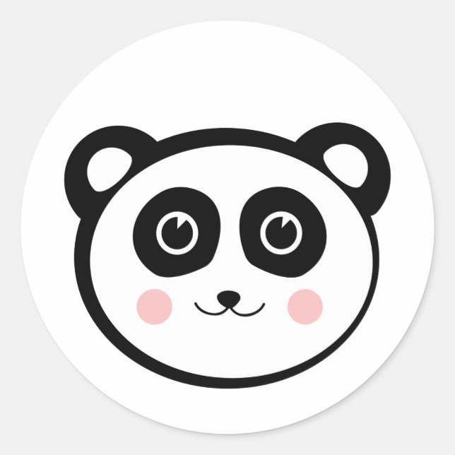 Adesivo Kawaii Panda (Frente)