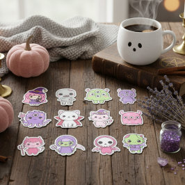 Adesivo Kawaii Pastel Monster Mash Sticker Pack