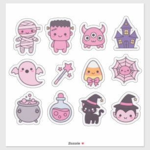 Adesivo Kawaii Pastel Monster Squad Pack