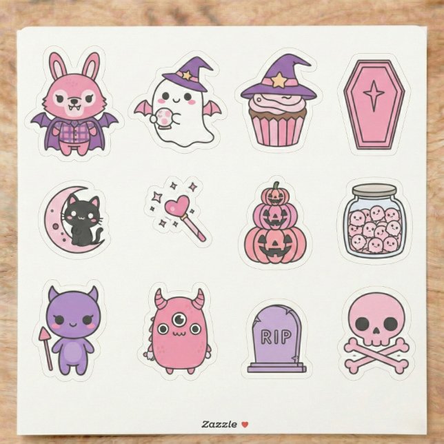 Adesivo Kawaii Pastel Moonlight Magic Sticker Pack (Sticker Pack)