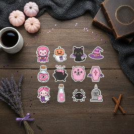 Adesivo Kawaii Pastel Vampire & Friends Sticker Pack