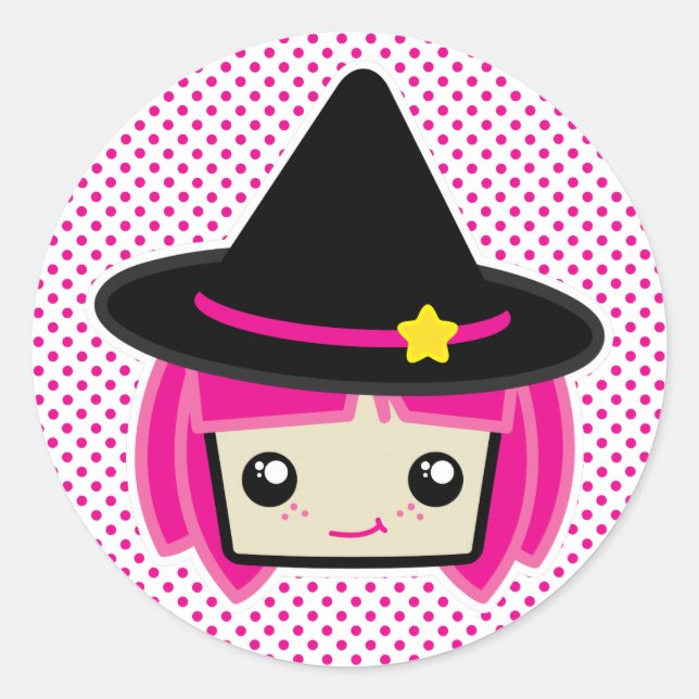 Adesivo Kawaii Pink Wired Stickers (Frente)