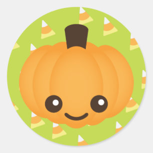 Adesivo Kawaii Pumpkin