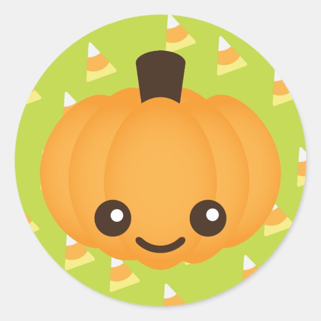 Adesivo Kawaii Pumpkin (Frente)