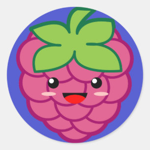 Adesivo Kawaii Raspberry