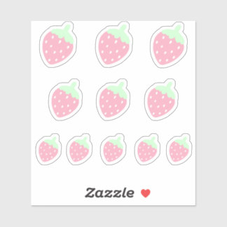 Adesivo Kawaii Strawberry Sticker