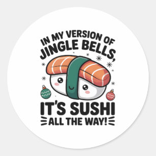 Adesivo Kawaii Sushi o Ano Todo