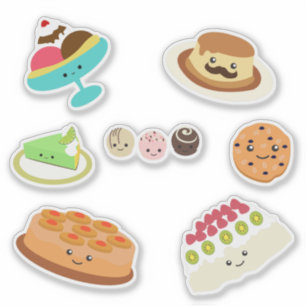 Adesivo Kawaii Sweets and Treats Sticker Set