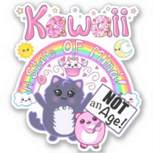 Adesivo Kawaii: Um estado de espírito, não uma idade! Au