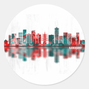 Adesivo Kawasaki Japan Skyline