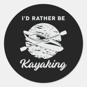 Adesivo Kayak Kayaking Canoagem Canoagem Paddle Engraçado