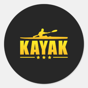 Adesivo Kayak Kayaking Canoe Paddle Canoagem Engraçada Pr