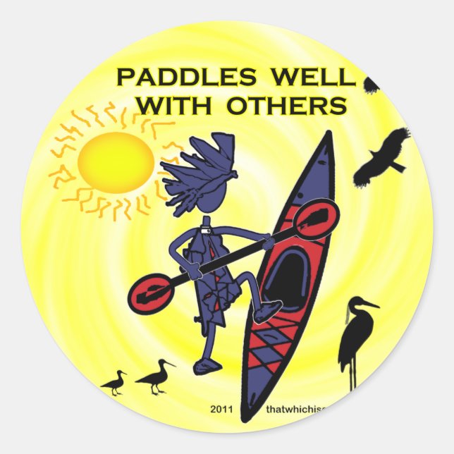 Adesivo Kayak Paddles Bem Com Outros II (Frente)