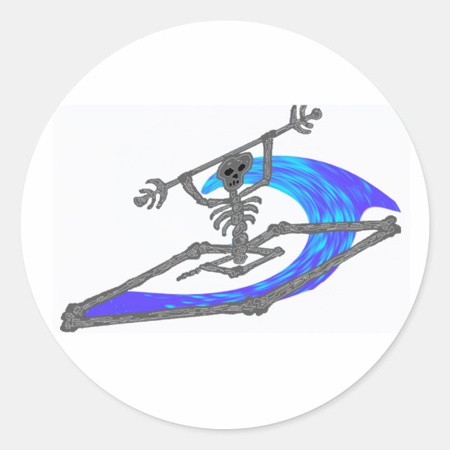 Adesivo Kayak Wavey Bones (Frente)