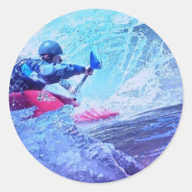 Adesivo Kayaker Branco (Frente)
