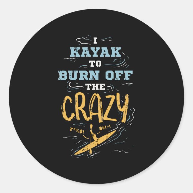 Adesivo Kayaking Kayaker (Frente)