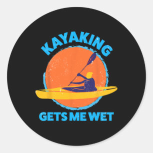 Adesivo Kayaking me diverte com humor no Natal Kayak