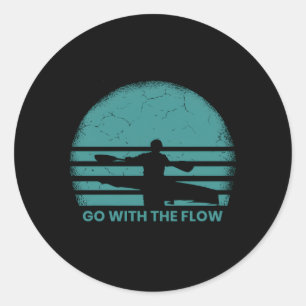 Adesivo Kayaking River Kayak Kayaker