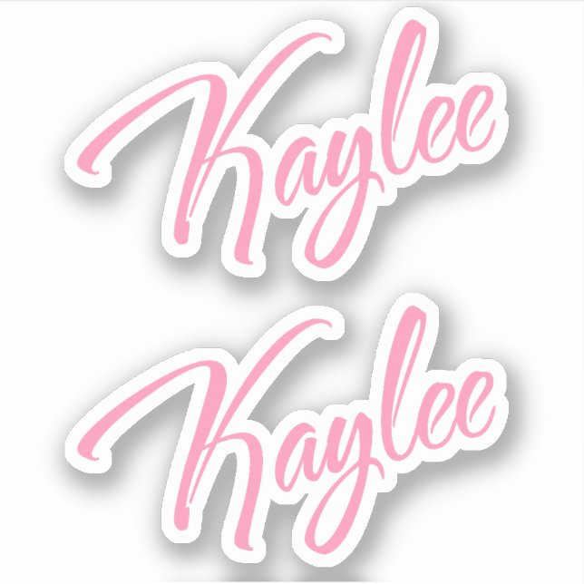 Adesivo Kaylee Decorative Name (Nome decorativo do Kaylee) (Frente)