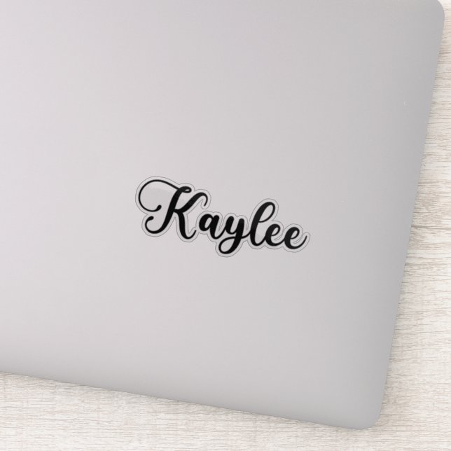 Adesivo Kaylee Name - Caligrafia manuscrita (Detalhe)