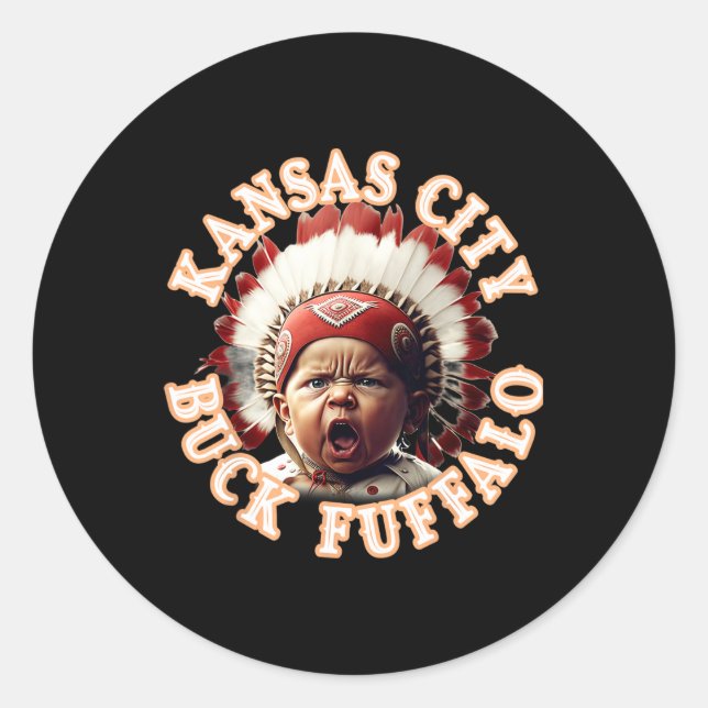 Adesivo Kc Tailgate Kansas City Buck Fuffalo Barbecue (Frente)