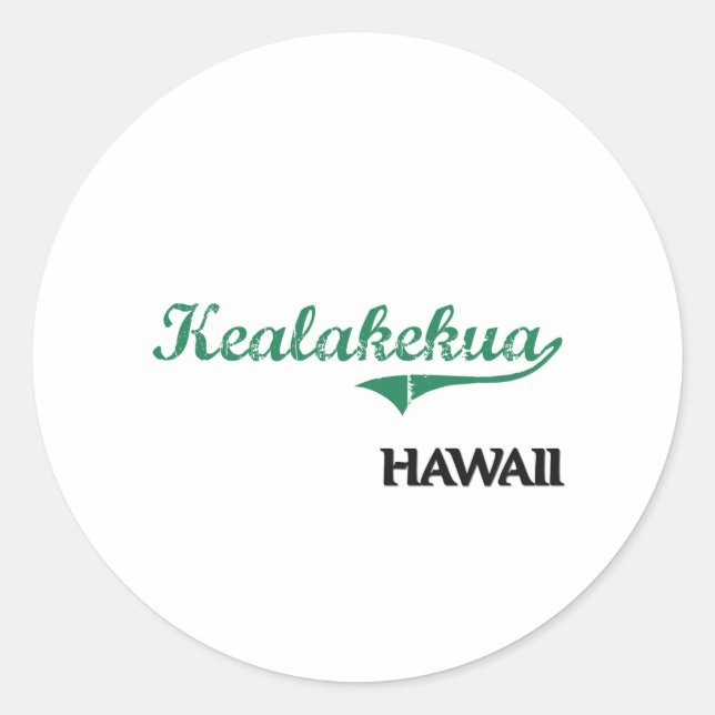 Adesivo Kealakekua Hawaii City Classic (Frente)