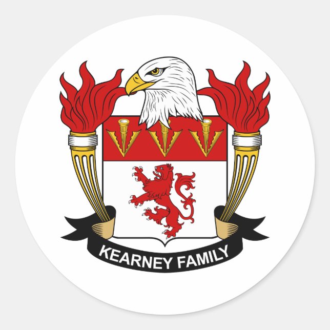 Adesivo Kearney Family Crest (Frente)
