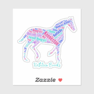 Adesivo Keeneston Horse Vinyl Sticker