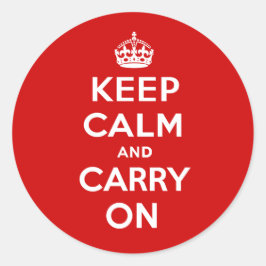 Adesivo Keep Calm and Carry On