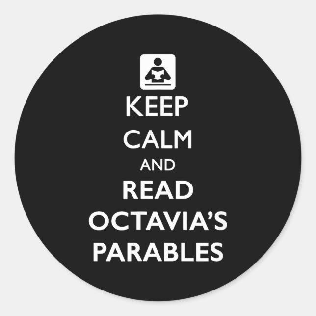 Adesivo Keep Calm And Read Parables  (Frente)