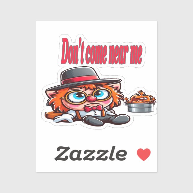 Adesivo Keep Distance, (Folha)