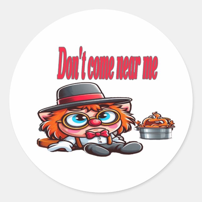 Adesivo Keep Distance, (Frente)