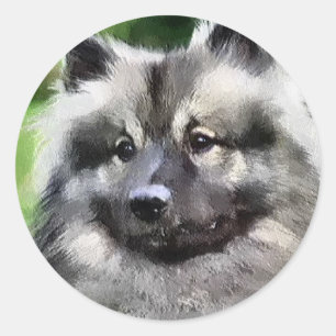 Adesivo Keeshond Art Gifts