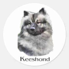 Adesivo Keeshond Art Gifts