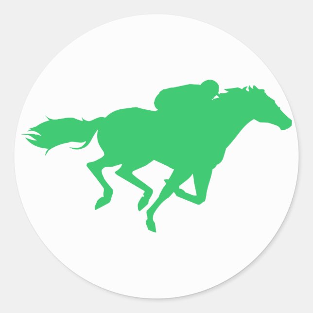 Adesivo Kelly Green Horse Racing (Frente)
