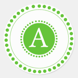 Adesivo Kelly Green - Selos de envelope personalizados