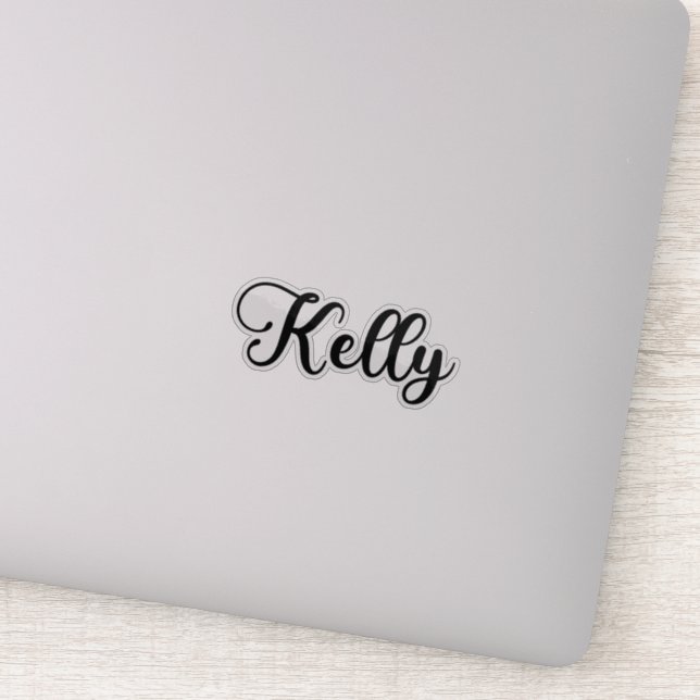 Adesivo Kelly Name - Caligrafia manuscrita (Detalhe)