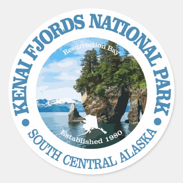 Adesivo Kenai Fjords NP (Frente)