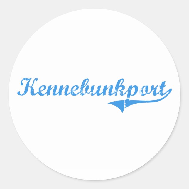 Adesivo Kennebunkport Maine Classic Design (Frente)
