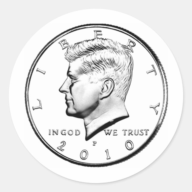 ADESIVO KENNED HALF DOLLAR (Frente)
