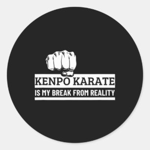 Adesivo Kenpo Karate É Minha Quebra Da América Engraçada