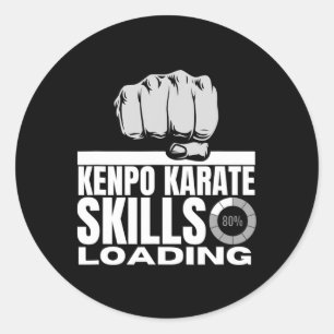 Adesivo Kenpo Karate Habilidades Carregando Engraçado Amer