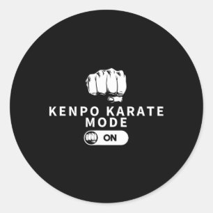 Adesivo Kenpo Karate Mode (Modo Kenpo Americano Engraçado)