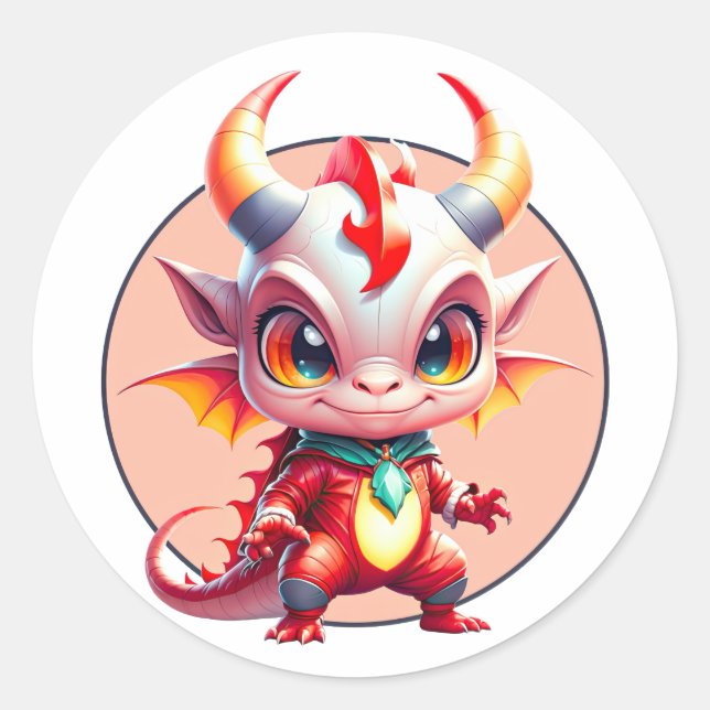 Adesivo Kensi Bebê Dragão (Frente)