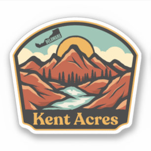 Adesivo Kent Acres, Delaware 