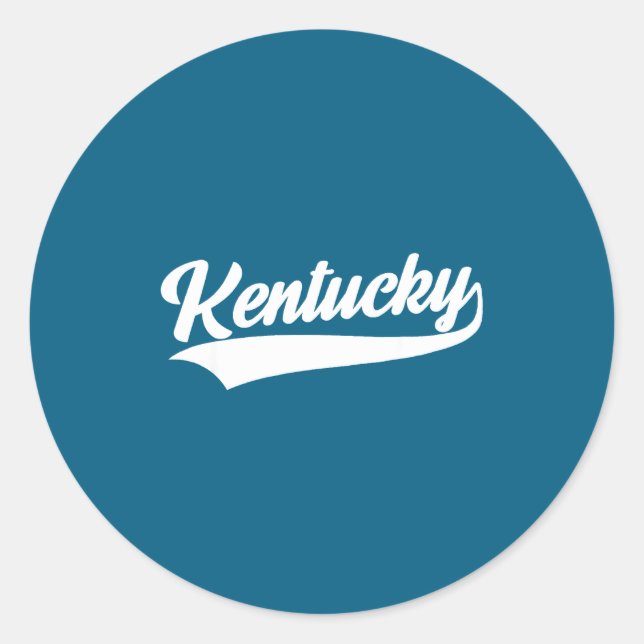 Adesivo Kentucky - design retrô - clássico  (Frente)